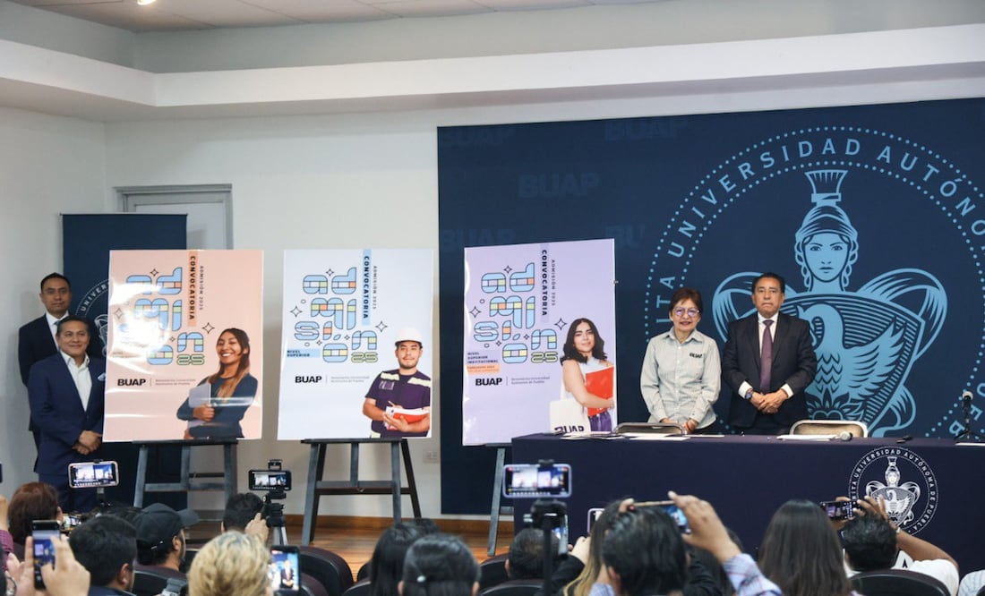 La rectora de la BUAP dio a conocer la convocatoria para el proceso de Admisión 2025 | Foto: EsImagen