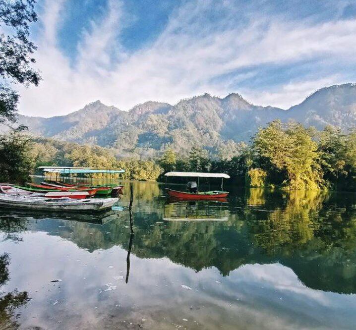 La Presa de la Soledad es ideal para apreciar los paisajes en lancha | Foto: Instagram itzi.romanolo