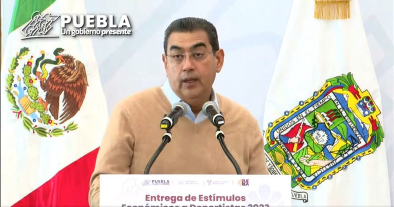 El gobernador de Puebla aseguró que hay acompañamiento en Tecamachalco | Foto: Captura Gobierno de Puebla