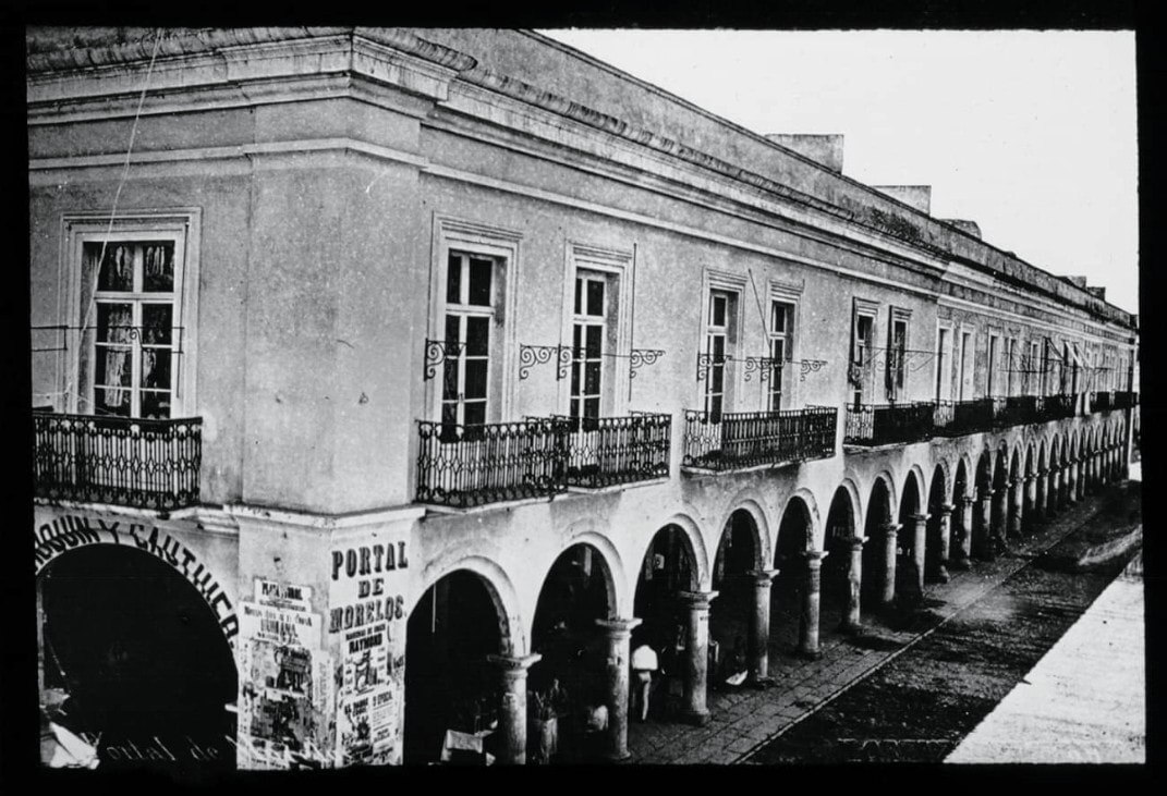 Los portales del Centro Histórico de Puebla son emblemáticos | Facebook Puebla Antigua