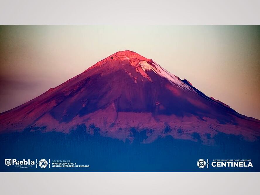 Monitoreo del volcán Popocatépetl en Puebla
