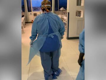Peculiar show de enfermeras en hospital Covid