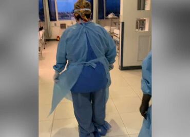 Peculiar show de enfermeras en hospital Covid