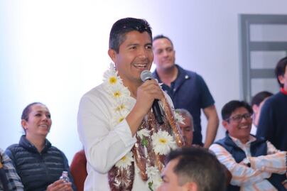 Lalo Rivera se reúne con simpatizantes en Chignautla