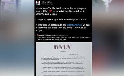 Piden a Embajada de España apoyo para esclarecer muerte de Cecilia Monzón