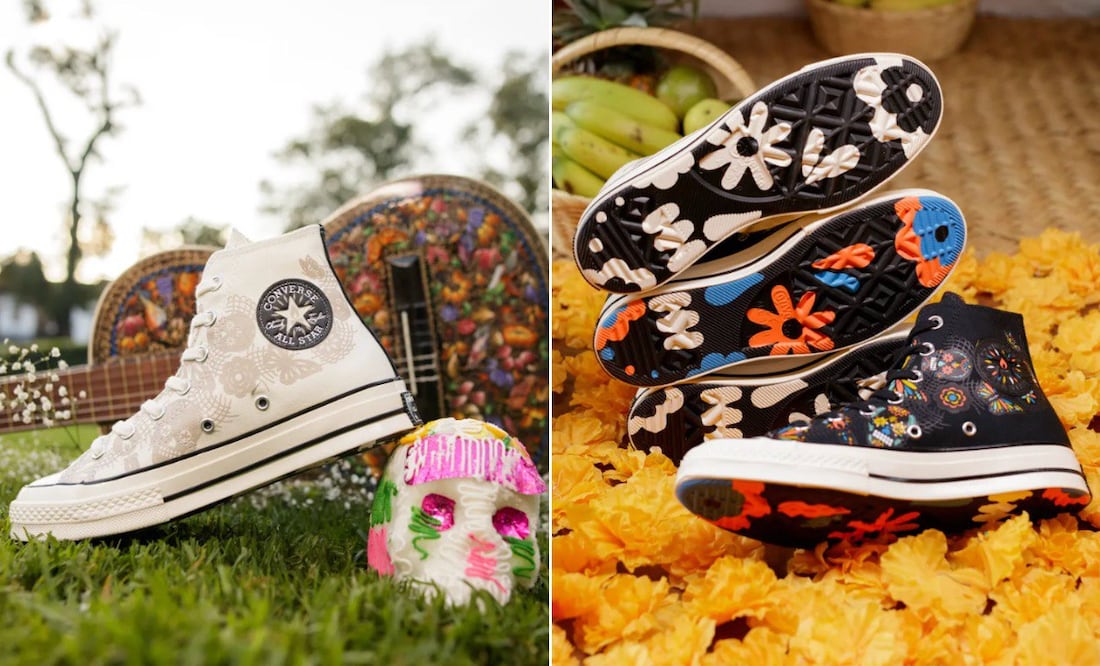 Converse hace un homenaje a la tradición de Día de Muertos en México | Foto: IG Converse México
