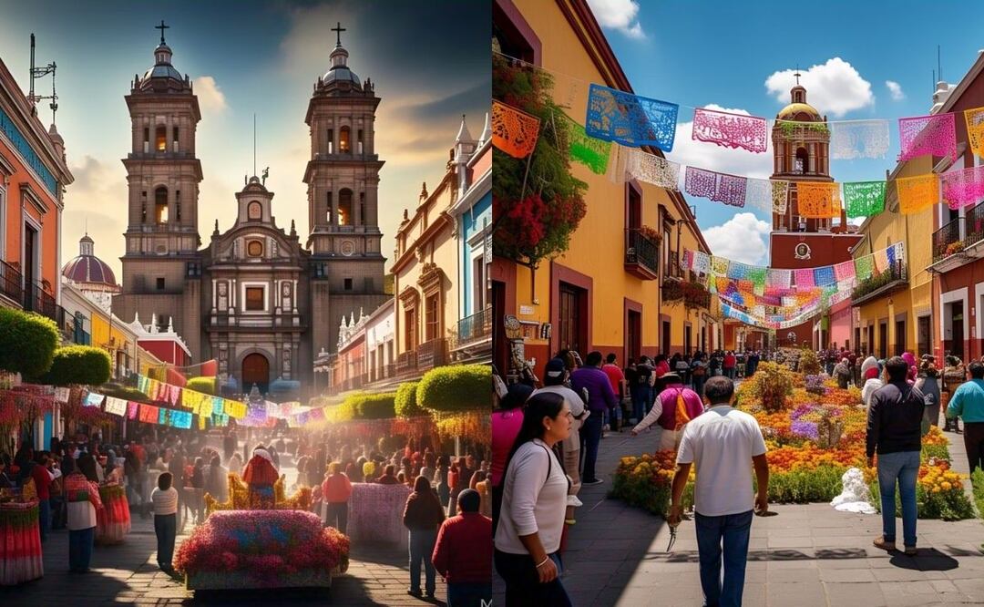 Los Pueblos Mágicos de Puebla más visitados en Semana Santa 2025 / Foto Meta AI