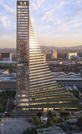 Conoce las entrañas del futuro rascacielos piramidal de Puebla