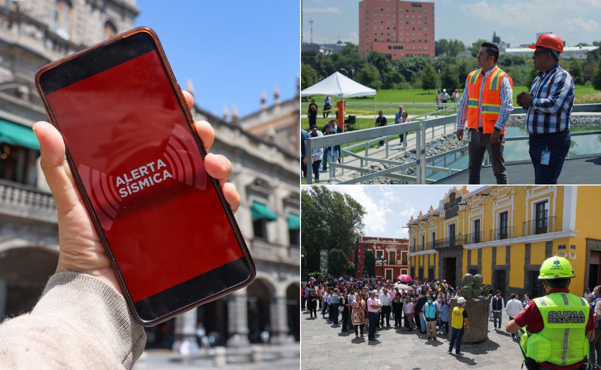 Este 19 de septiembre, los poblanos participaron en el Simulacro Nacional por Sismo 2024 | Foto: EsImagen