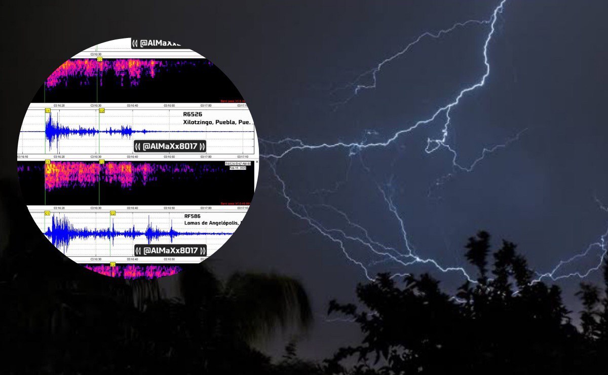Una tormenta eléctrica se registró en la ciudad de Puebla este martes 18 de febrero | Foto: Especial