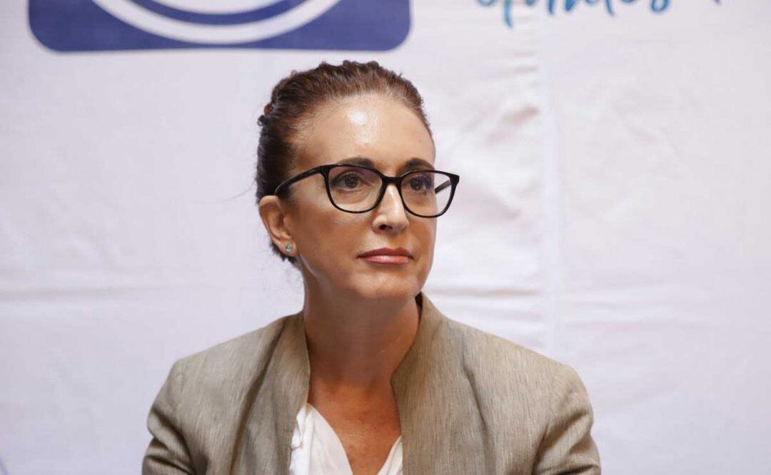 La dirigente del PAN en Puebla, Augusta Díaz de Rivera, salió en defensa del partido | Foto: Agencia Es Imagen para El Universal Puebla