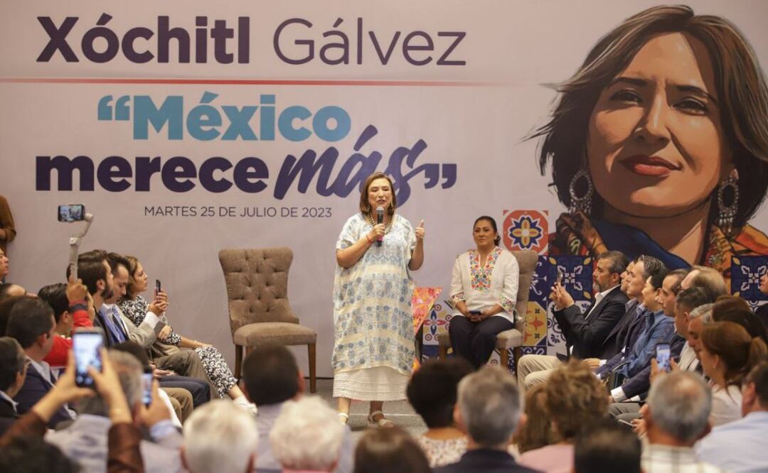 Xóchitl Gálvez visita Puebla por primera vez como aspirante presidencial |Foto: Agencia Es Imagen para El Universal Puebla