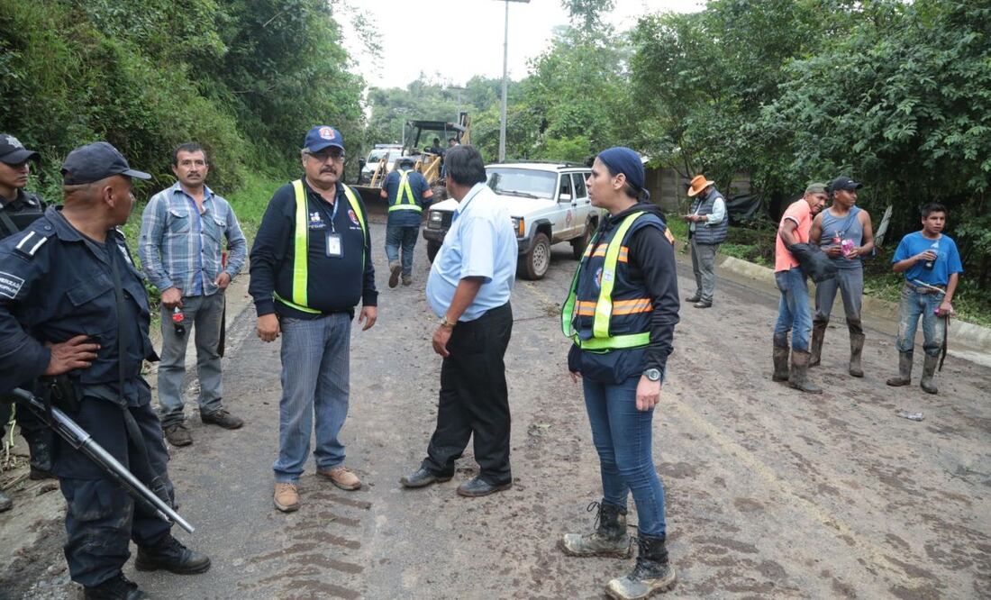Las intensas lluvias que se reportaron en la Sierra Negra ocasionaron un deslave en Ajalpan | Foto: Agencia Es Imagen para El Universal Puebla