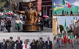 Desfile del 16 de septiembre reúne a miles de poblanos