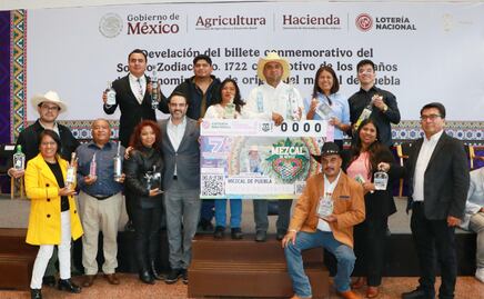Billete conmemorativo de Lotería Nacional honra el décimo aniversario del Mezcal Poblano