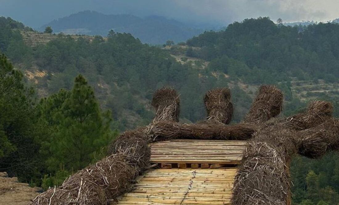 En el municipio de Libres podrás encontrar este peculiar mirador | Foto: Instagram la Cabaña del León