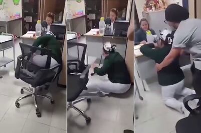 VIDEO Jefa de enfermeras del IMSS es grabada en estado inconveniente