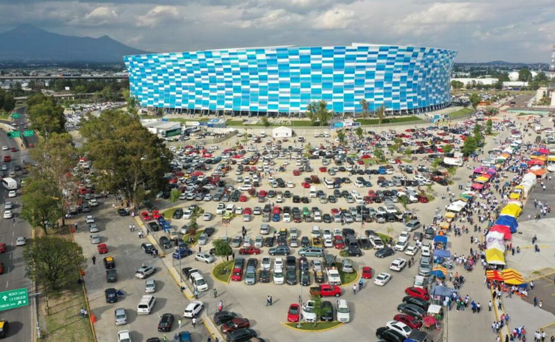 El Cuauhtémoc está cubierto de ETFE un material que se ocupa en estadios europeos | FOTO: Agencia Es Imagen para El Universal Puebla