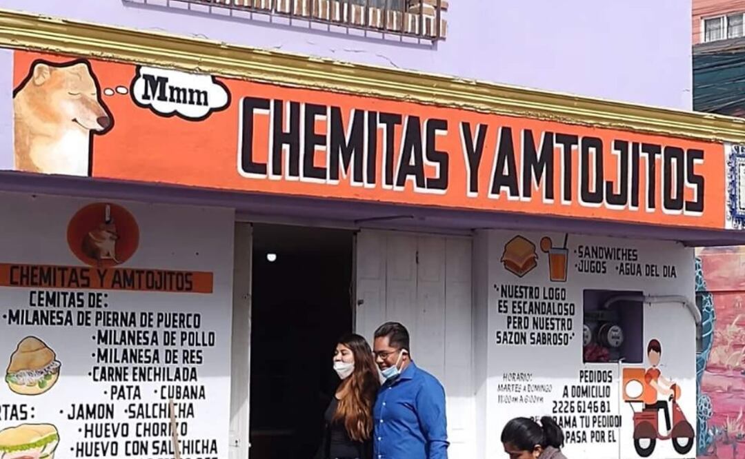 El perrito Cheems es muy popular en Internet y ahora este negocio de cemitas poblanas le hace honor | Imagen: Facebook Pipopeando