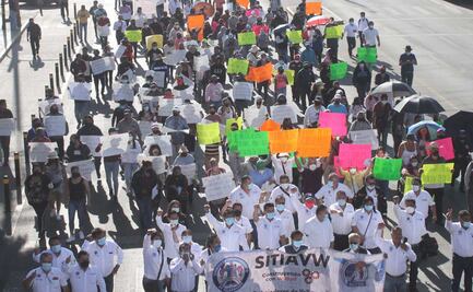Médicos, trabajadores y derechohabientes del IMSS exigen mejores condiciones de servicio y laborales