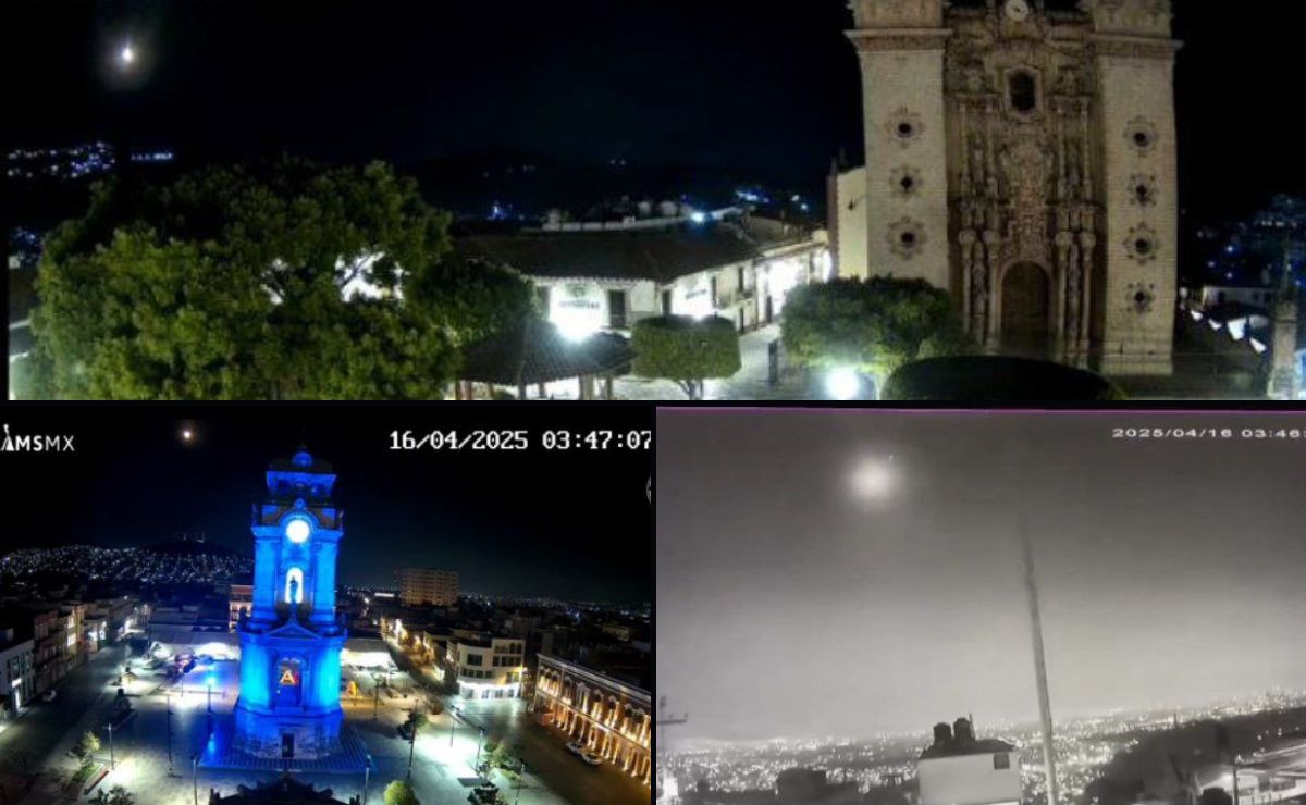 VIDEO Los mejores videos del meteorito que estalló sobre la CDMX; llegó hasta el volcán Popocatépetl