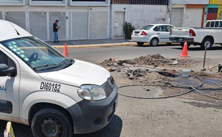 Gobierno estatal denuncia que Agua de Puebla perfora calles pavimentadas 