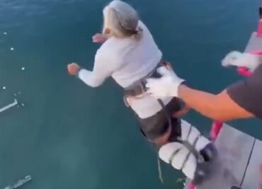 VIDEO Abuelita de Tlaxcala se hace viral en TikTok tras lanzarse del bungee