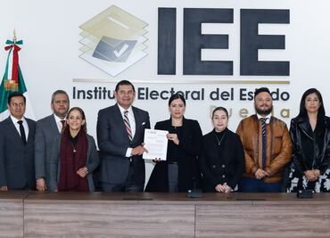 Morena registra plataforma de Alejandro Armenta ante el IEE para la gubernatura de Puebla