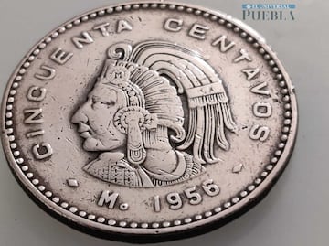 Cuánto vale hoy un Cuauhtémoc, la moneda de 50 centavos hecha de bronce