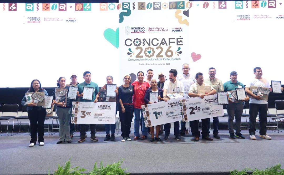 CONCAFÉ 2026 reúne a 40 mil asistentes y consolida a Puebla como referente nacional del café | Foto: Gobierno de Puebla.