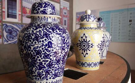 Presume Ebrard Talavera de la Reyna en Puebla