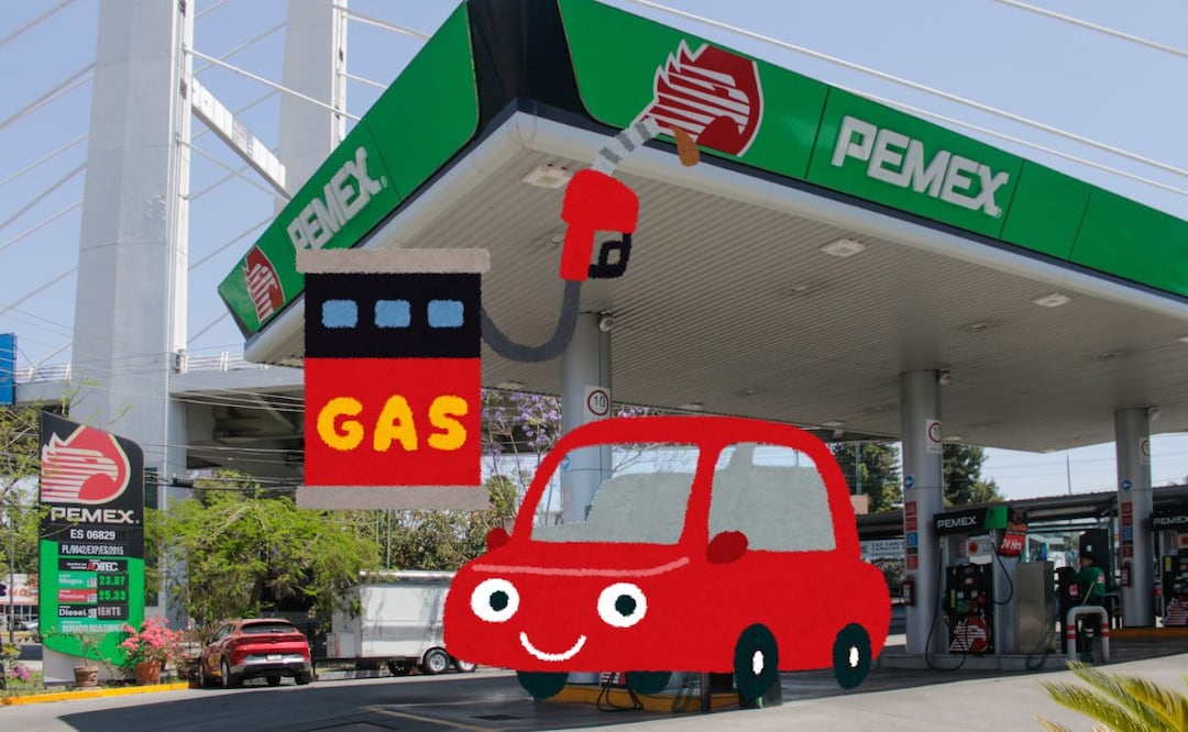 Foto: EsImagen/Canva.        El precio de la gasolina Magna tuvo un ajuste este 1 de enero de 2026