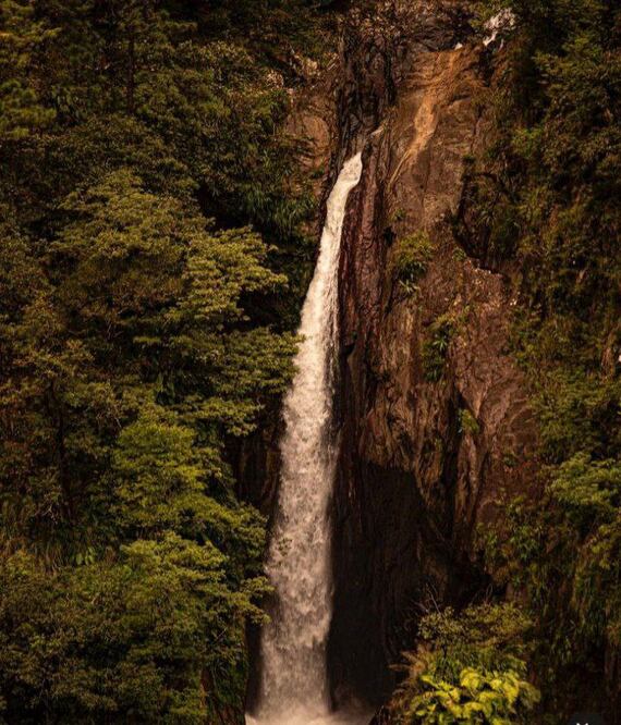 Esta es la cascada de Alpopoca en Zongozotla | Foto: Instagram feria del café Zongozotla