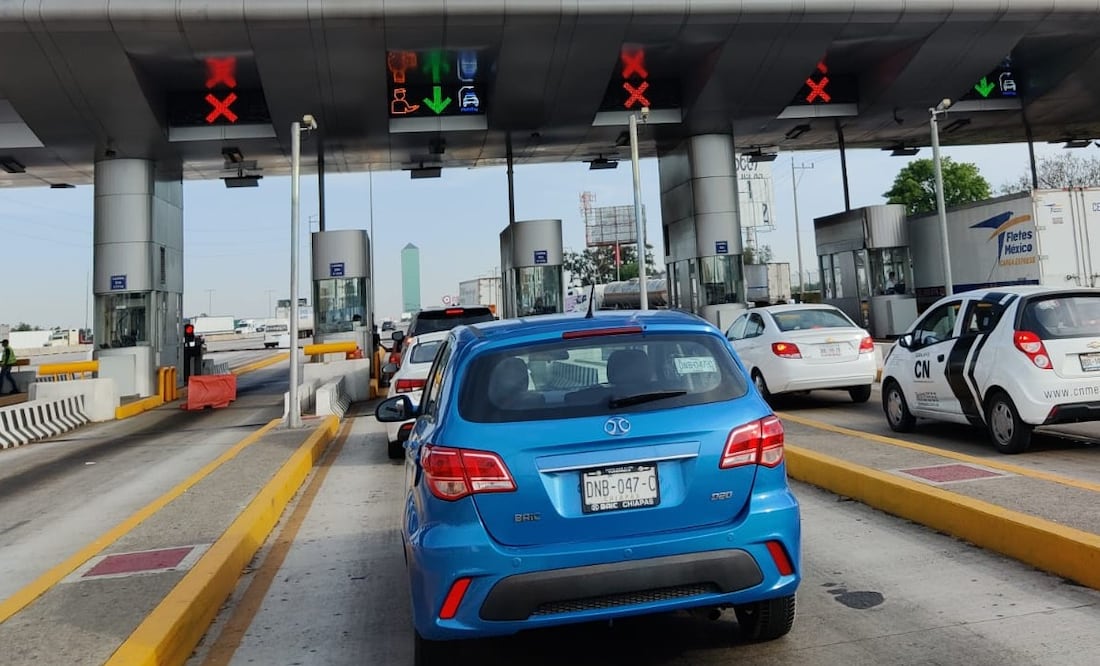 Caseta de cobro San Martín de la autopista México-Puebla. Foto: Demian Magallán