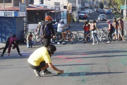 Protestan tras atropello de ciclistas