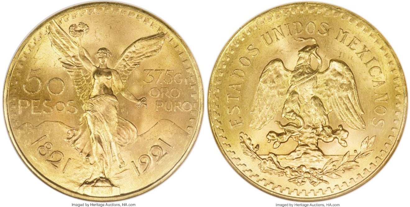 Las monedas de oro alcanzan hasta los 40 millones de pesos | Redes sociales