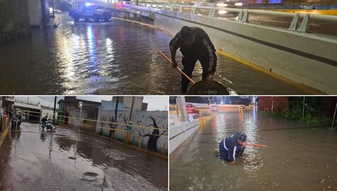Lluvias dejan inundaciones y encharcamientos en Puebla