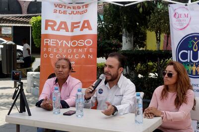 La agrupación “Ciudadanos unidos independientes” manifiesta su apoyo a Rafa Reynoso en Ocoyucan