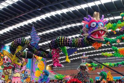 FOTOS. Puebla consigue dos Récords Guinness por espectacular mural de globos