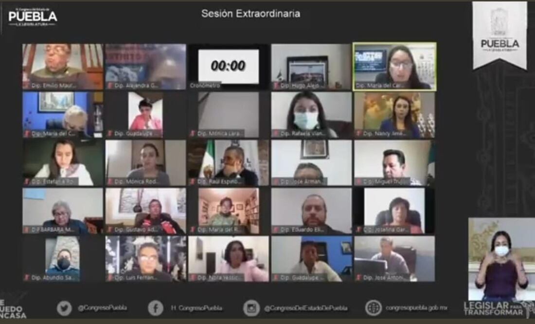 Imagen: Redes sociales Congreso de Puebla