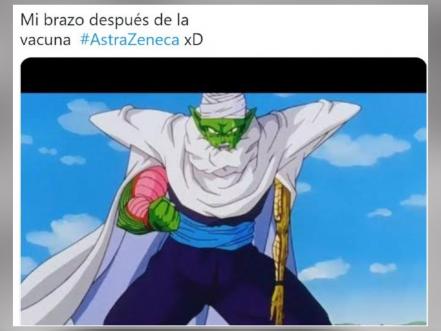 Con memes reciben los efectos secundarios de la vacuna AstraZeneca