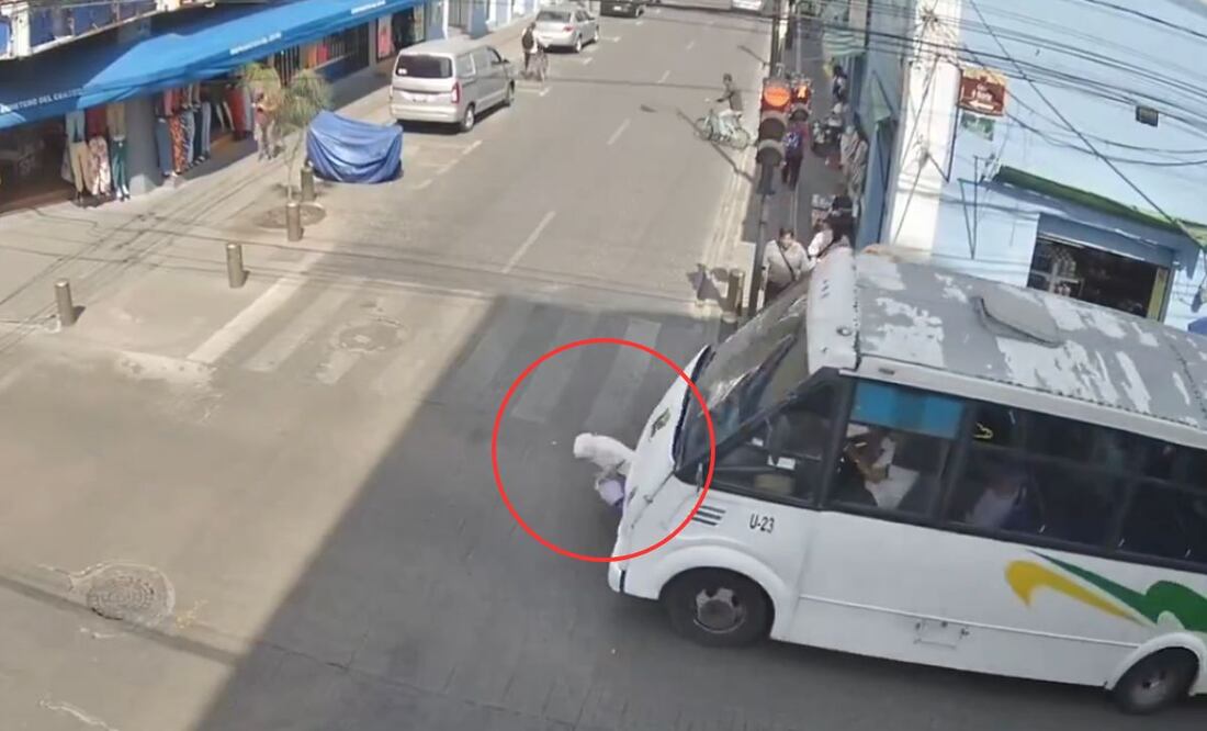 Abuelita atropellada / Foto: Captura Redes Sociales