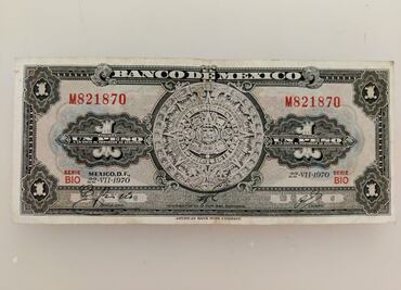 Cuánto vale hoy un Calendario Azteca, el único billete de 1 peso que ha existido en México