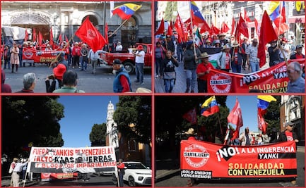Protesta la 28 de Octubre en calles de Puebla en apoyo a Venezuela