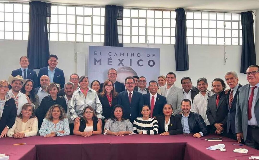 Este miércoles, Marcelo Ebrard se reunió con diputados federales | Foto: Especial