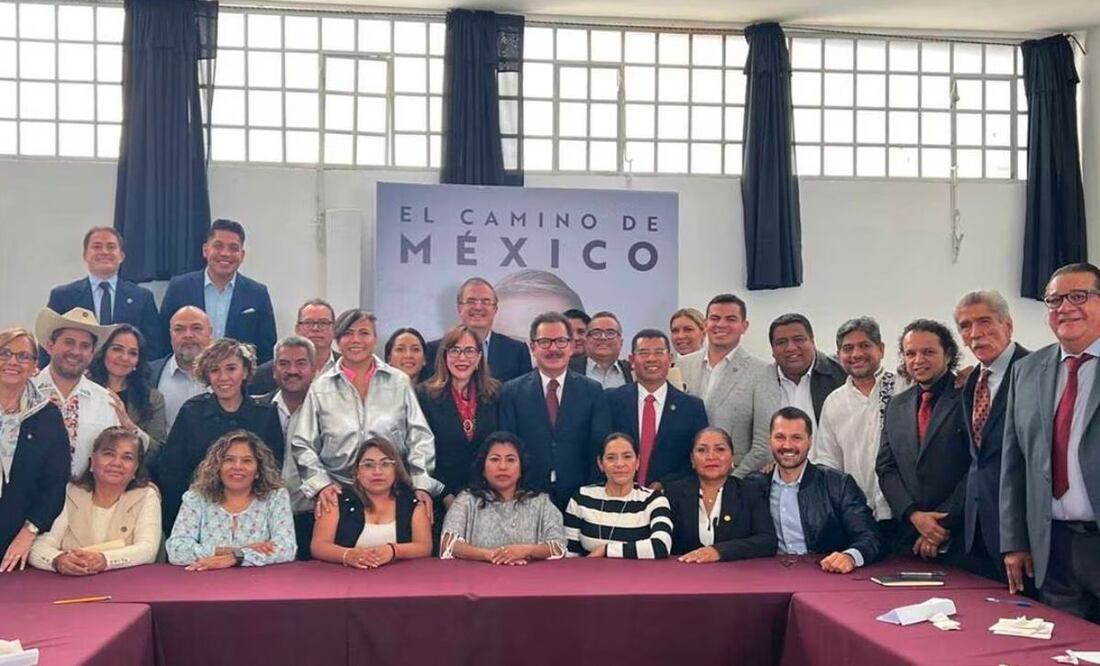 Este miércoles, Marcelo Ebrard se reunió con diputados federales | Foto: Especial