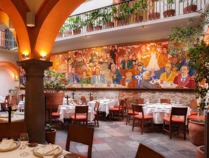 El Mural de los Poblanos es uno de los restaurantes más famosos de Puebla | Foto: El mural de los poblanos