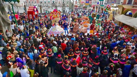 Realiza gobierno de Pepe Chedraui activación física musicalizada masiva con motivo del Día de Muertos