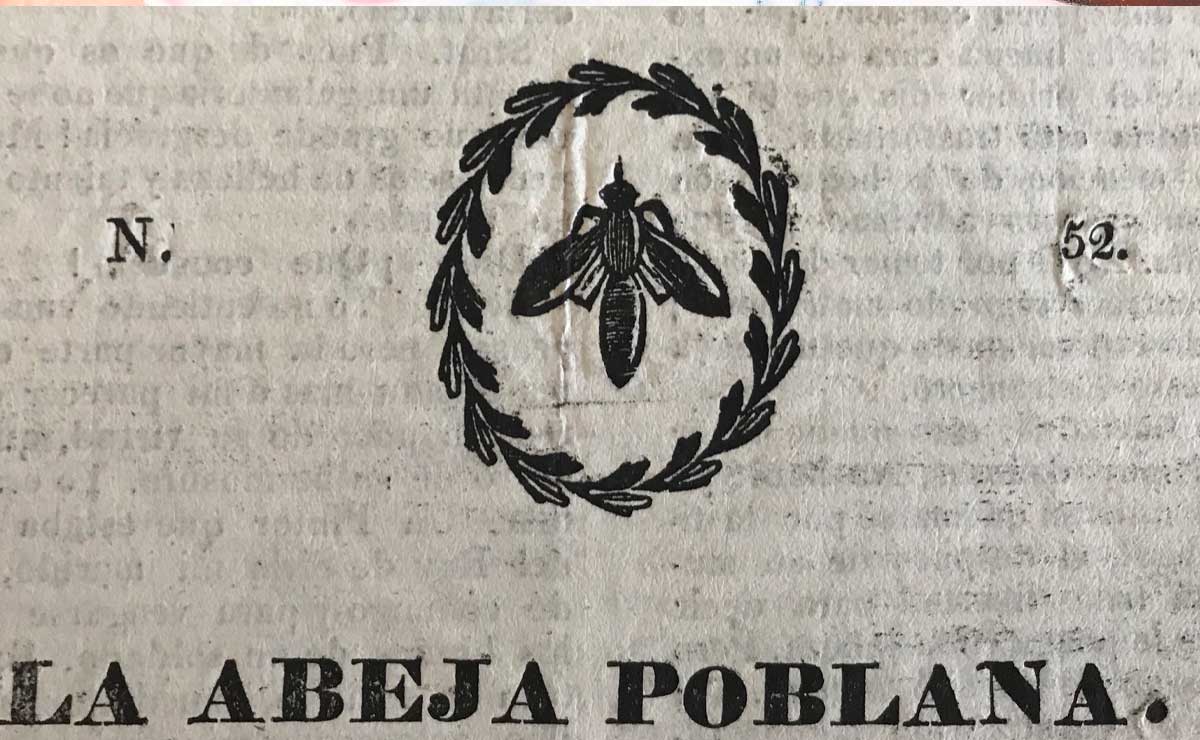 Logotipo de La Abeja Poblana | Foto: Mario Riestra