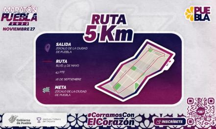 Maratón Puebla 2022. Cuáles son las calles que estarán cerradas